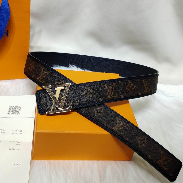 LV Belt 40mmX95-110CM 7D (323)